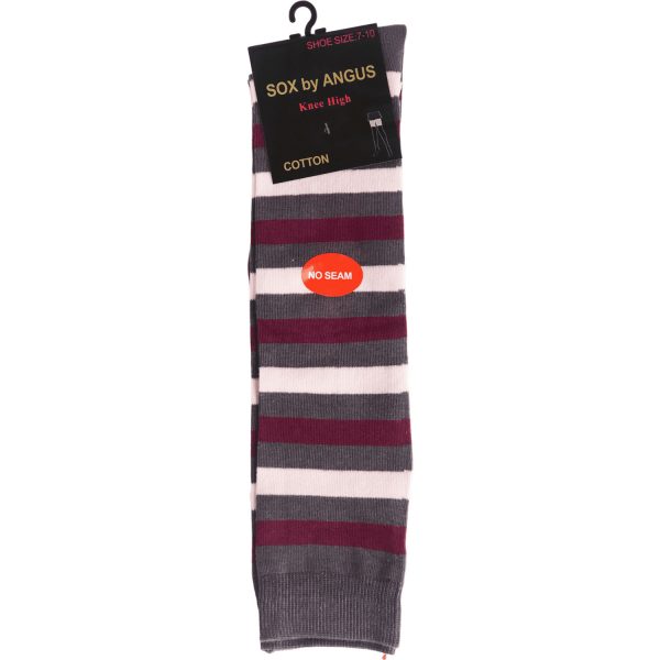 Knee High No seam Cotton socks
