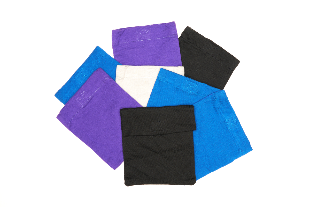 Limited edition -Coloured and Patterned The Iron on Pockets