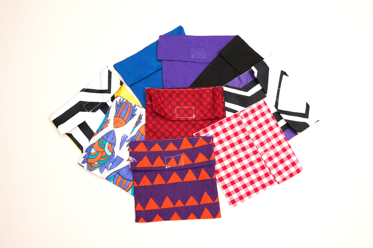 Limited edition -Coloured and Patterned The Iron on Pockets