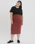 High-waisted Pencil Skirt The Shapes United High Waisted Skirt.