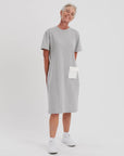 The Side Fastening T-Shirt Dress - The Shapes United