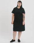 The Side Fastening T-Shirt Dress - The Shapes United