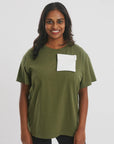 The Side Fastening T-Shirt T-shirt - The Shapes United