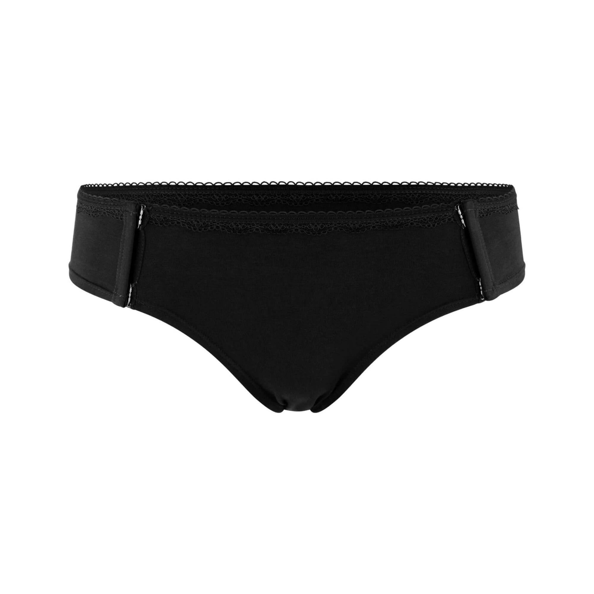 Standard Clip & Hook Underwear Underwear| Black