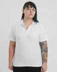 The Comfy Polo Shirt-Womens. No tags, no lables. The Shapes United.