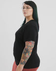 The Comfy T-Shirt-Womens. No tags, no lables. The Shapes United.
