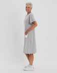 The Side Fastening T-Shirt Dress - The Shapes United