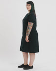 The Side Fastening T-Shirt Dress - The Shapes United