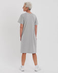 The Side Fastening T-Shirt Dress - The Shapes United