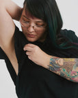 The Side Fastening T-Shirt Dress - The Shapes United