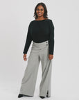 Black Boat Neck Short Sleeve Top_ versatile capsule wardrobe essential