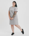 Women's sensory comfy T-shirt Dress - tagless - The Shapes United