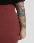 High-waisted Pencil Skirt The Shapes United High Waisted Skirt.