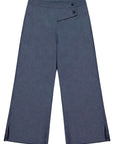 Denim adaptive dress pants with side access _mobility-friendly design_The Shapes United