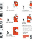 Wear Guide - The Side Fastening T-Shirt - The Shapes United
