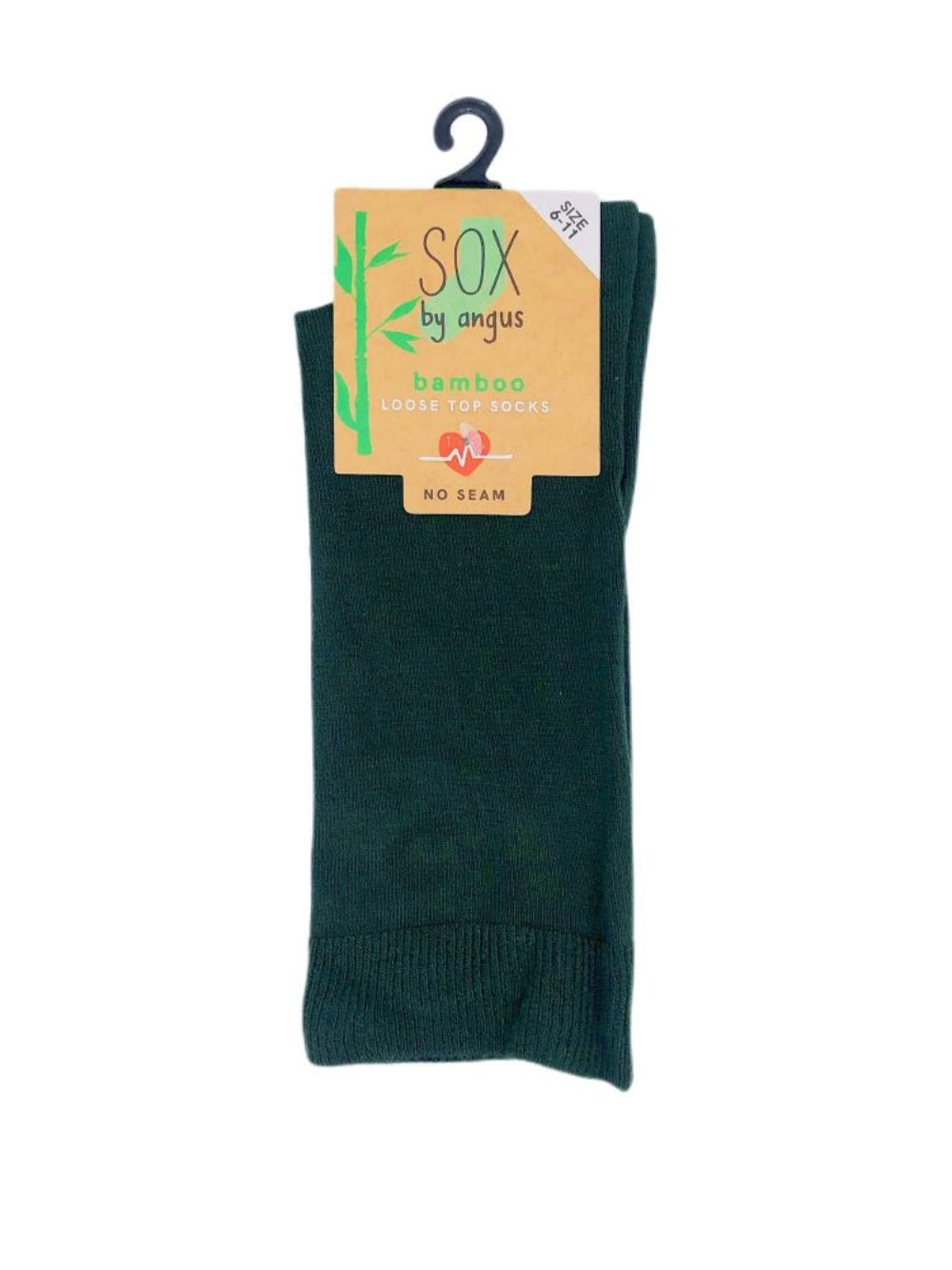 Bamboo Plain Seamless Comfort Sock