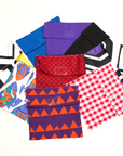 Limited edition -Coloured and Patterned The Iron on Pockets