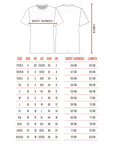 Size Guide - The Side Fastening T-Shirt - The Shapes United