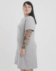Women's sensory comfy T-shirt Dress - tagless - The Shapes United