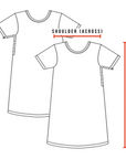 Size Guide - T-shirt Dress - The Shapes United