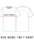 Size Guide - The Comfy T-Shirt - The Shapes United