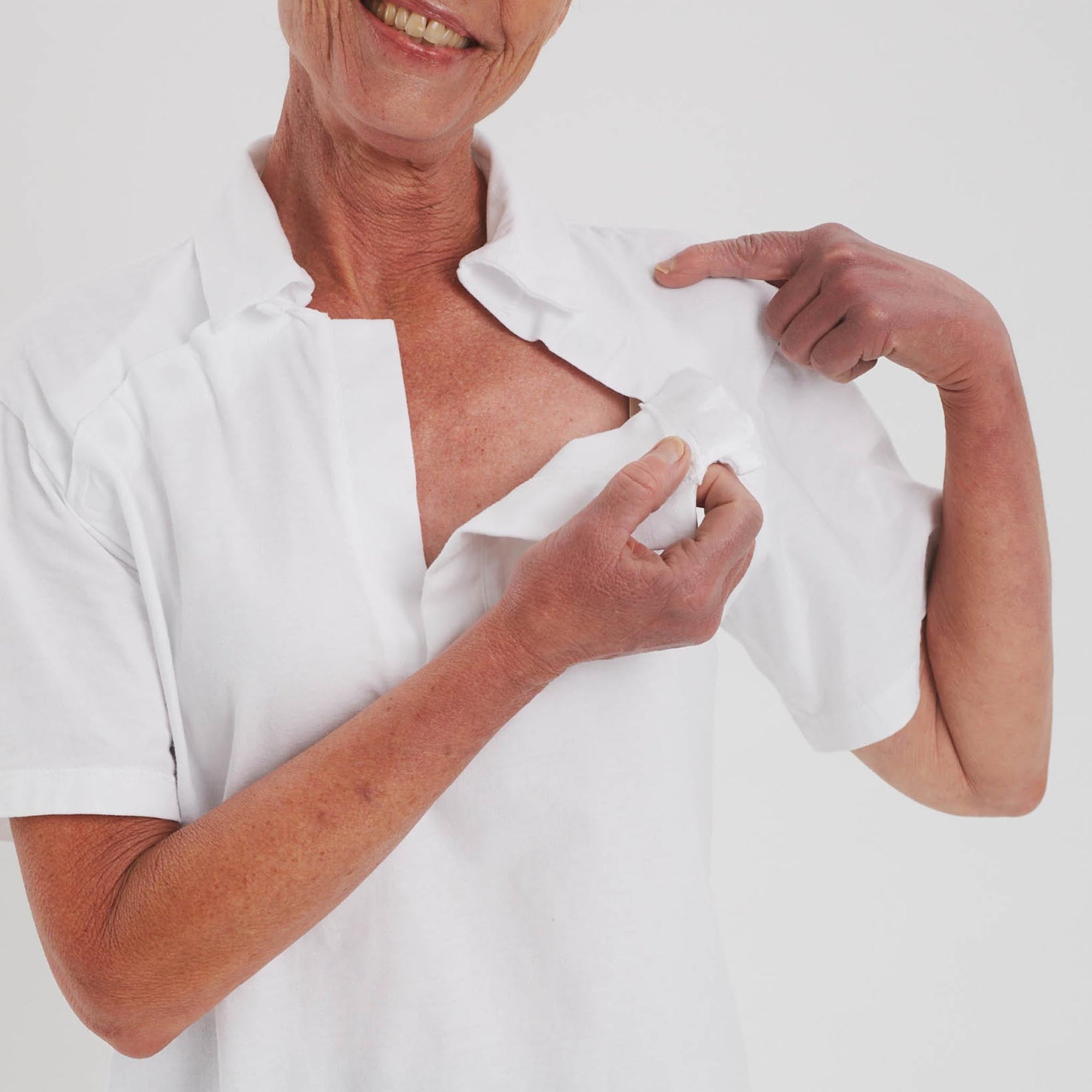 The Adaptive Top Fastening Polo Shirt – The Shapes United