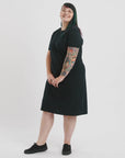 The Side Fastening T-Shirt Dress - The Shapes United