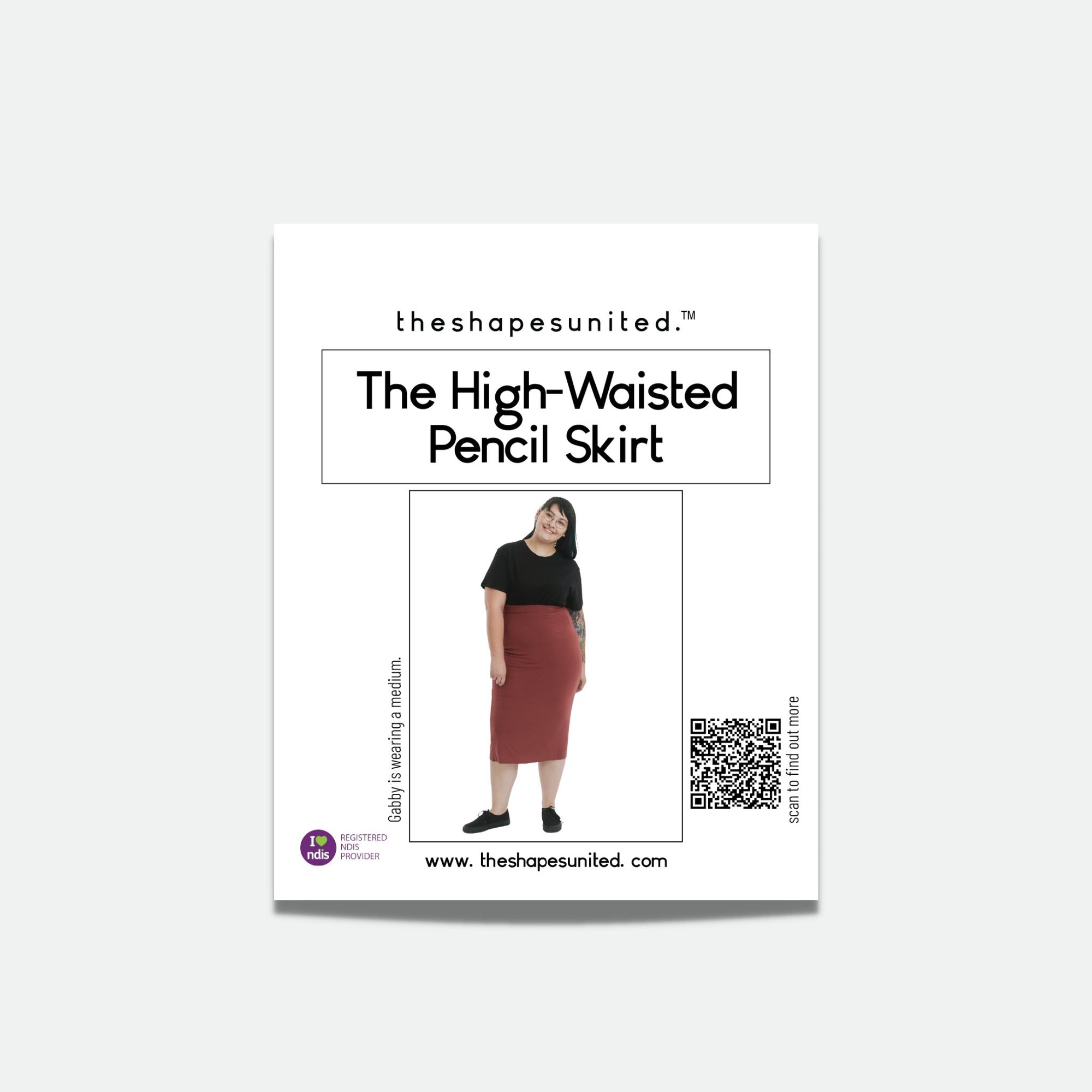 The High-Waisted Pencil Skirt  - The Shapes United
