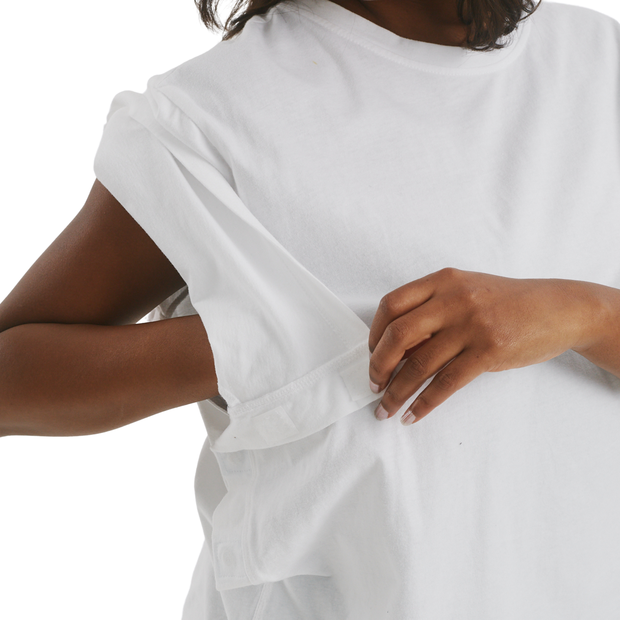 The Side Fastening T-Shirt - Womens - The Shapes United