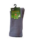 Bamboo Seamless Cushion Sole Comfort Sock Grey - The Shapes United