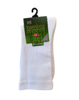 Bamboo Seamless Cushion Sole Comfort Sock White - The Shapes United