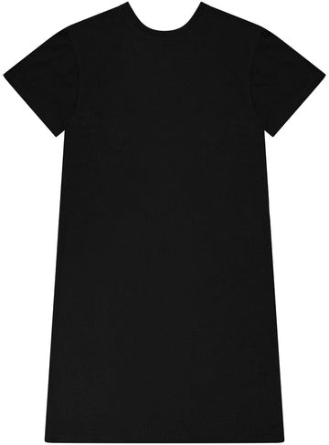Comfy T-Shirt Dress -Kids T-Shirt Dress - tagless- black- The Shapes United