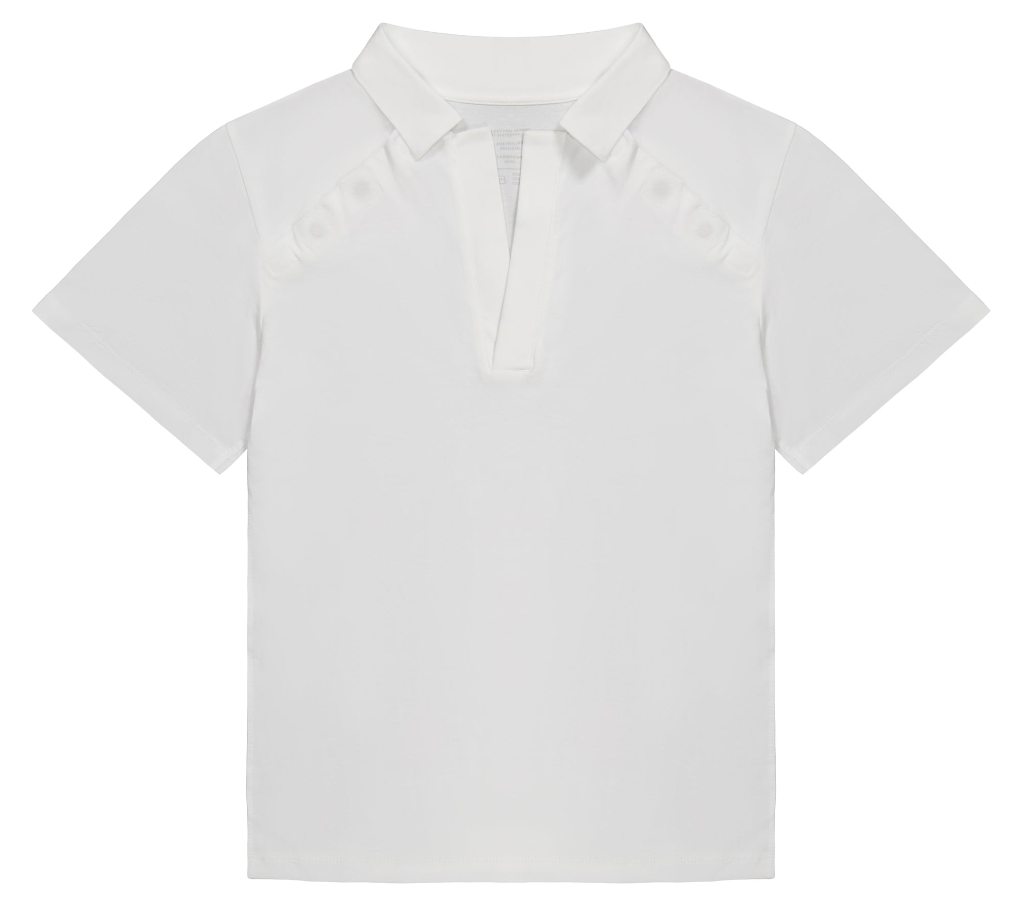 The Adaptive Polo Shirt-kids-arm injury-recovery-The Shapes United