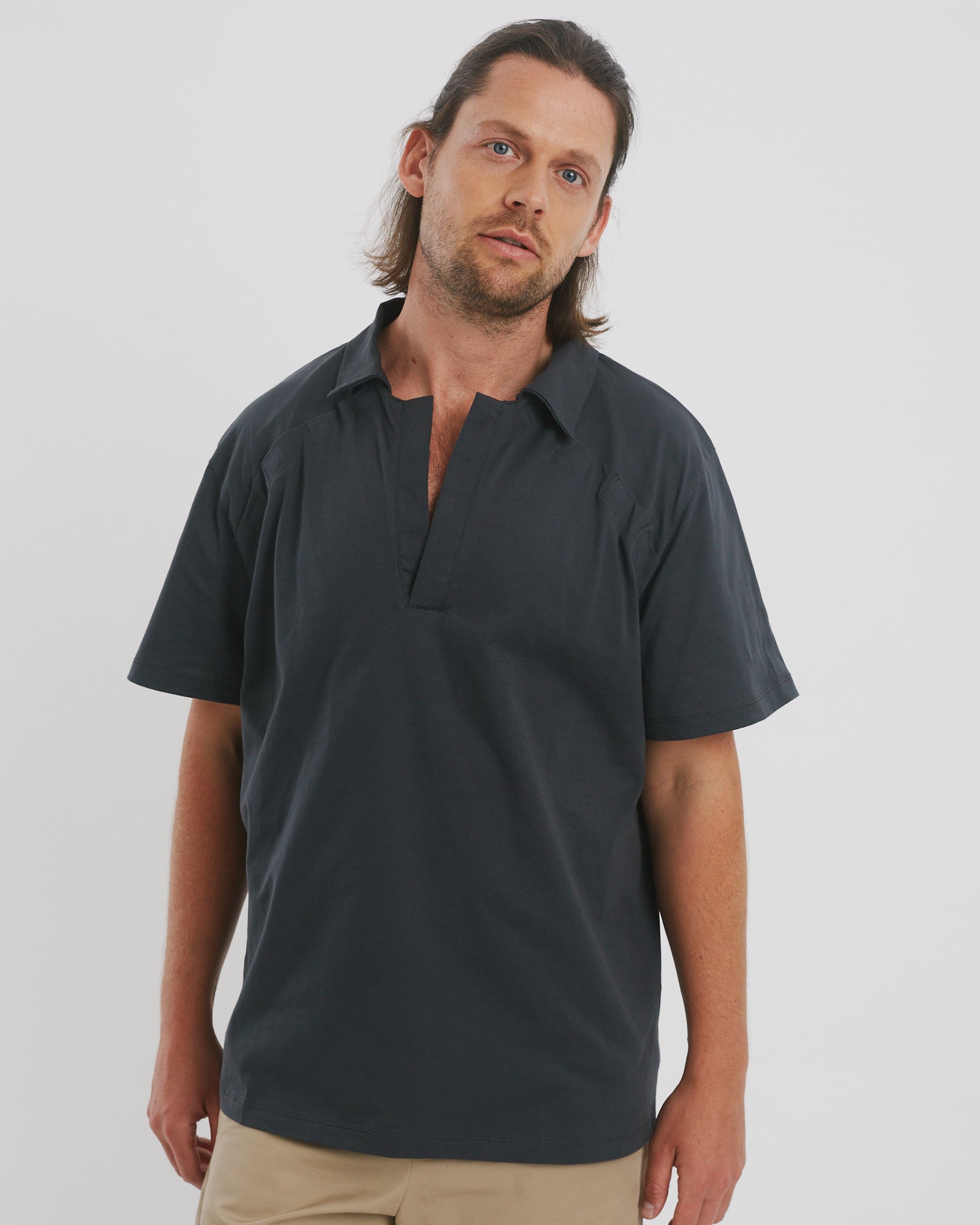 The Top  Fastening Polo Shirt  The Shapes United Polo Shirt.